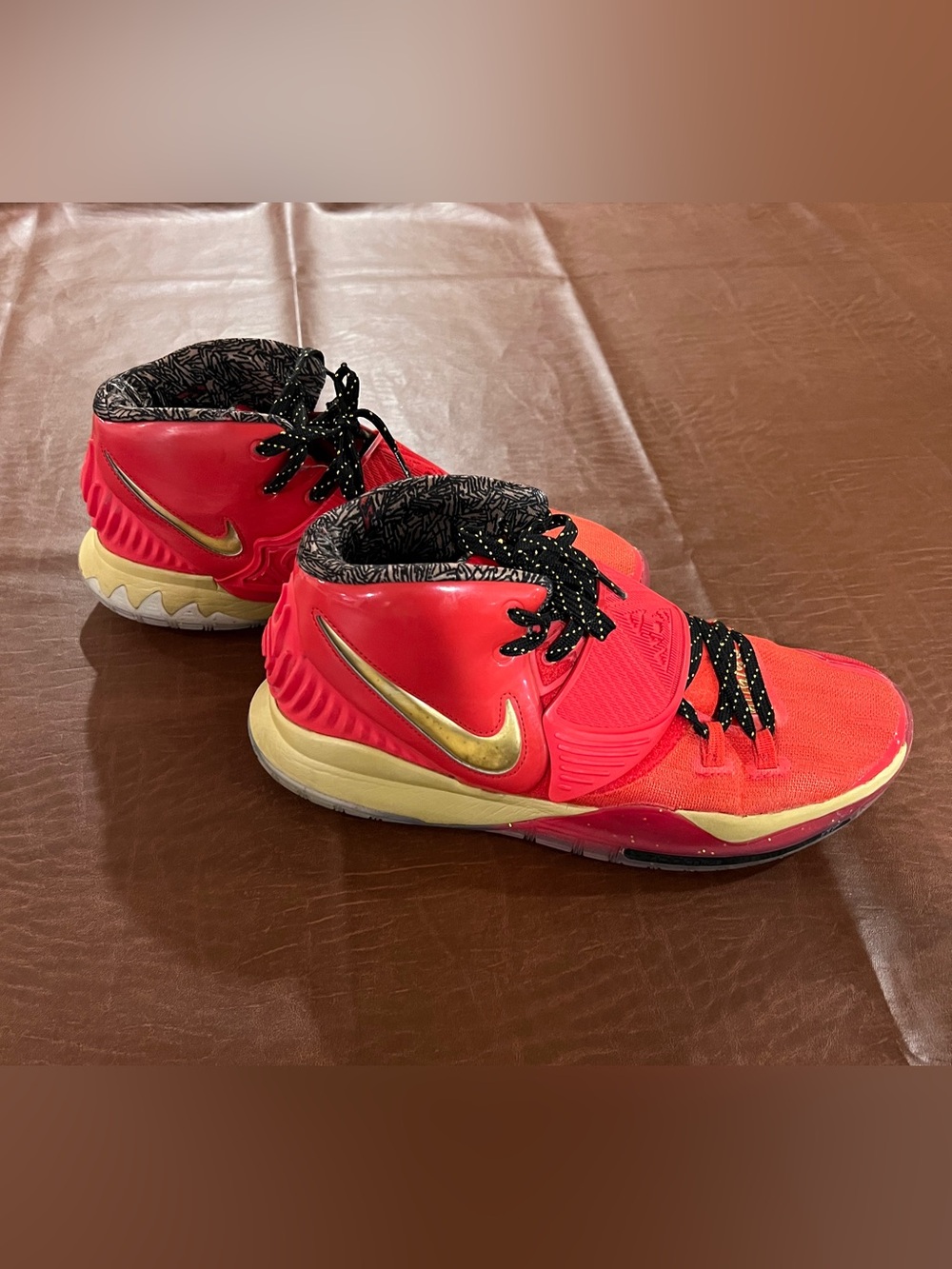 Nike Air Zoom Kyrie Irving VI 6 ASG All Star Trophies Red Gold Size 12